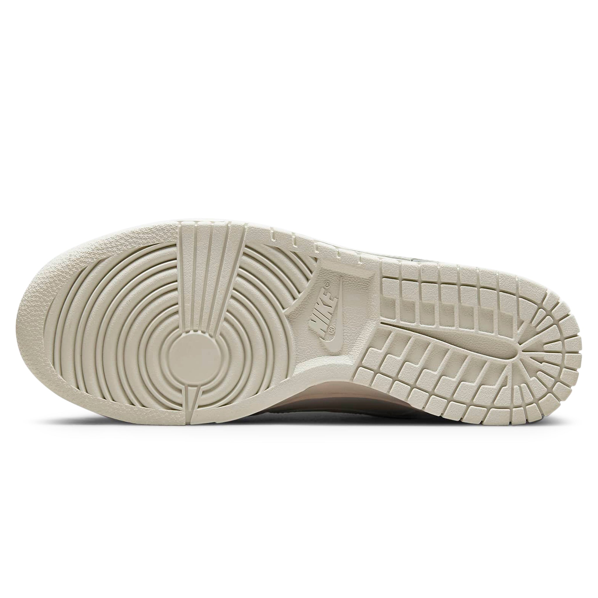 Sole view of Nike Dunk Low Sail Light Bone (W) DD1503-107